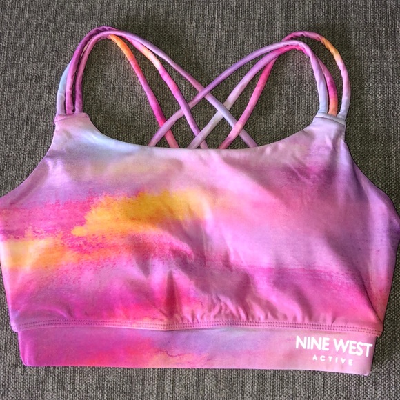 Nine West Other - Nine West Pink & Orange Sports Bra